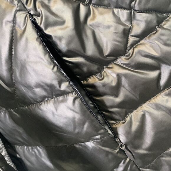 BIG CHILL Freestyle puffer jacket down blend zip/snap front zip women’s medium - Picture 5 of 13